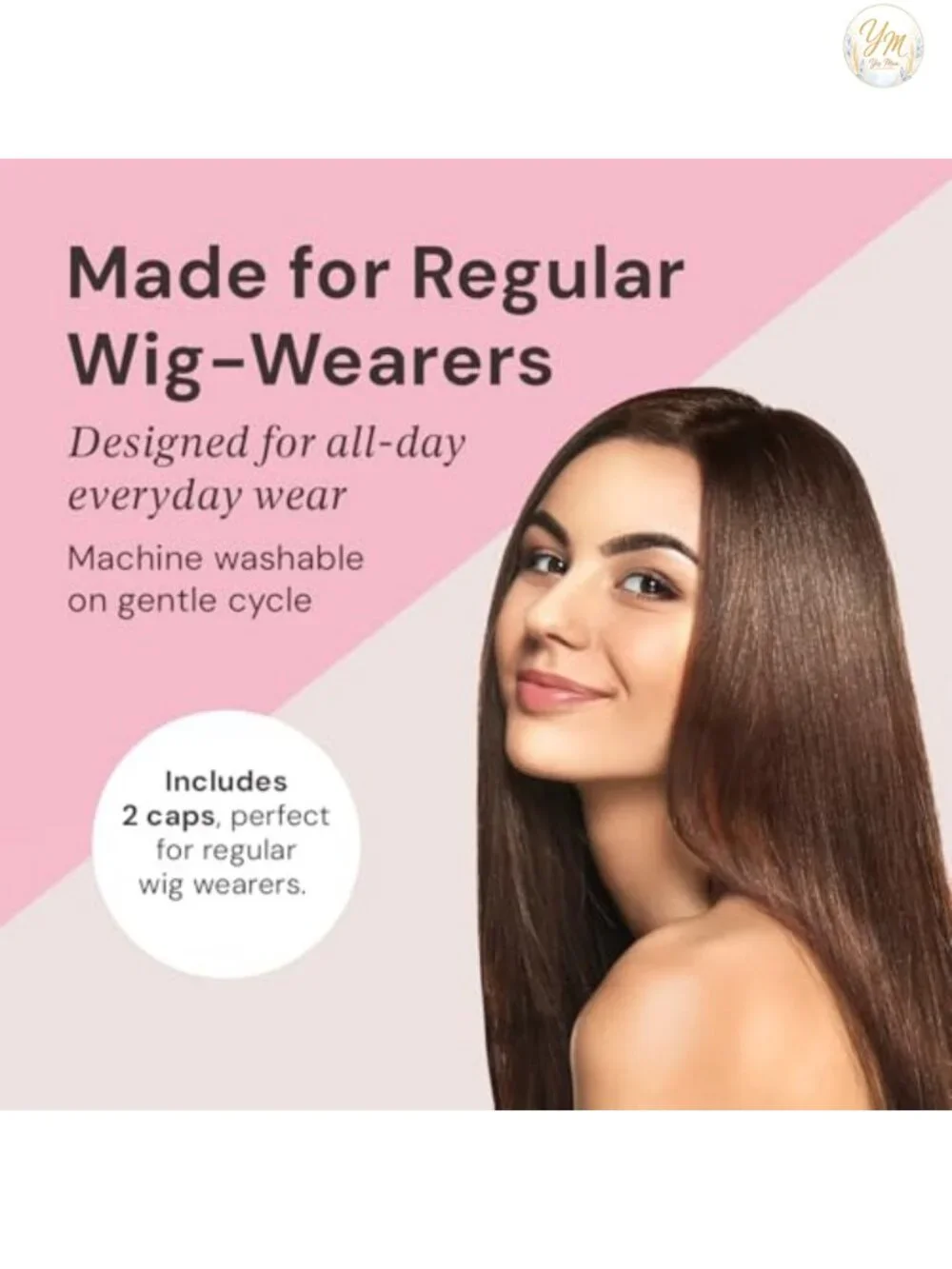 Non-Slip Wig Cap Adjustable Lightweight Glueless Wig Accessory